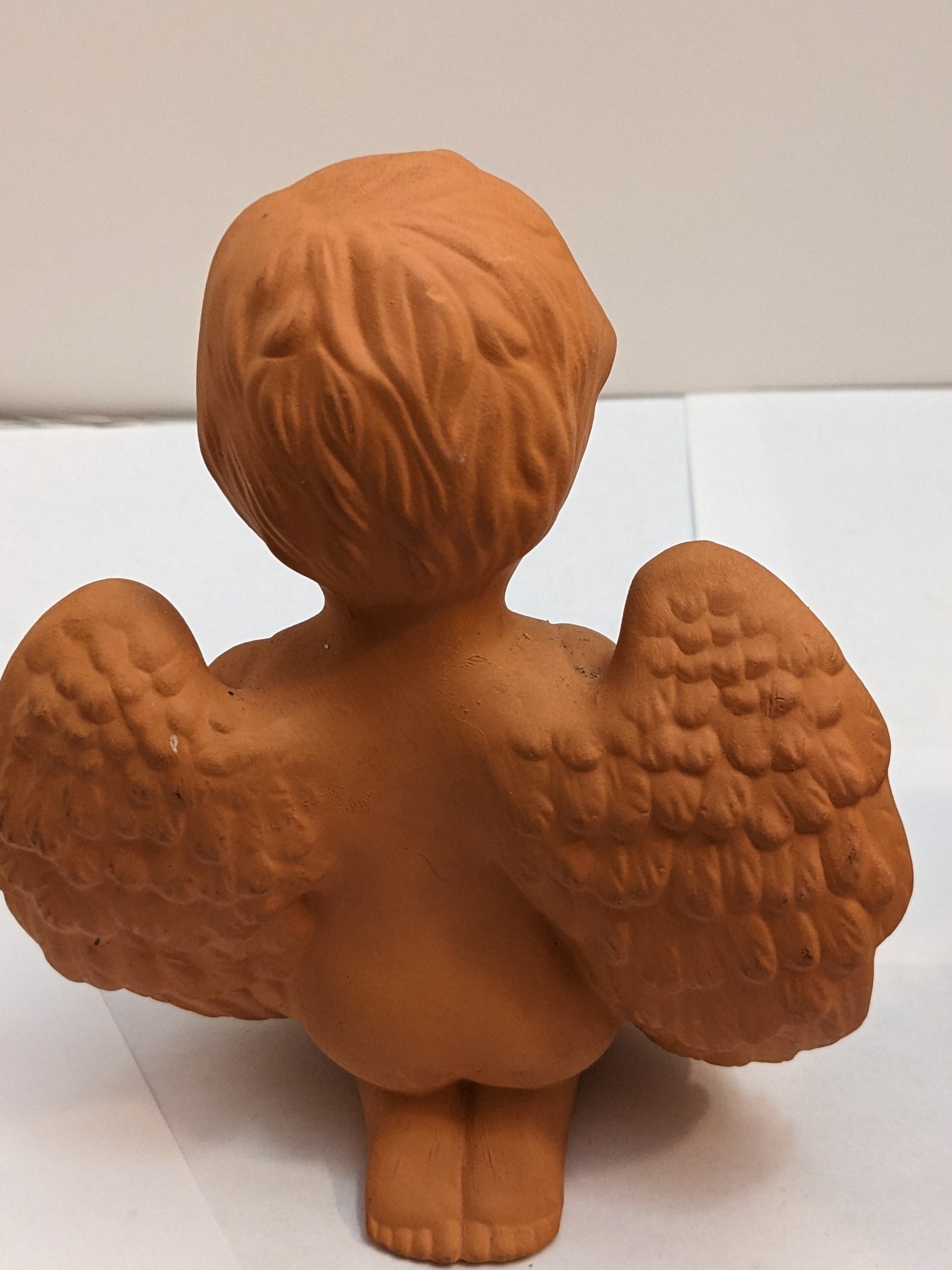 Pair of terracotta angels, 5" tall 5" wide - image 6